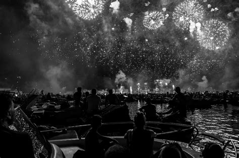 La Magia Dei Fuochi Del Redentore In B N JuzaPhoto