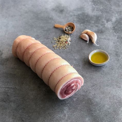 Pork Belly Porchetta Stuffed With Fennel Seeds Mediterranean Spices A