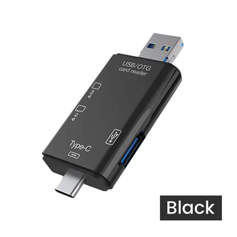 Lecteur De Carte Usb Multifonction En Usb Type C Tf Sd Carte