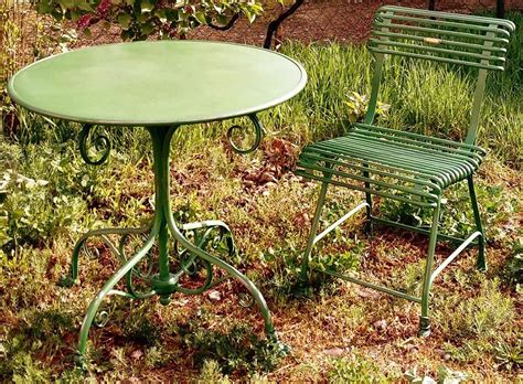 Casa Padrino Art Nouveau Garden Table Garden Chair Handmade Garden