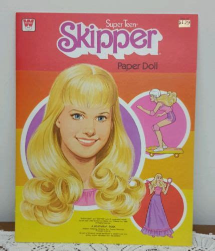 Vintage 1980 Skipper Paper Doll Cut Outs Original And UNCUT