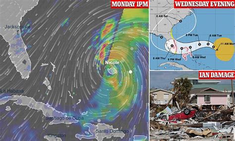 Hurricane Nicole Tracker As Dangerous Storm Makes Landfall In Florida