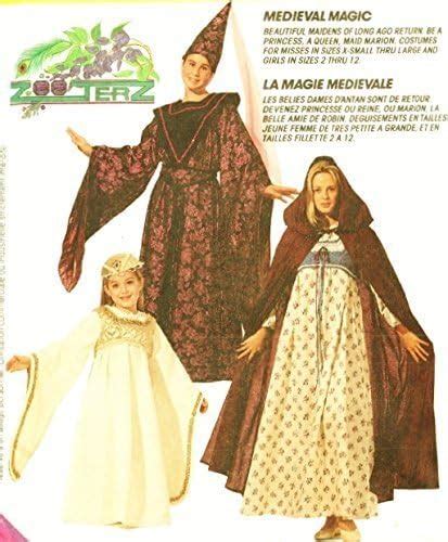 Oop Mccalls Costume Pattern 8937 Misses Xs Bust 295 305 Medieval Dress