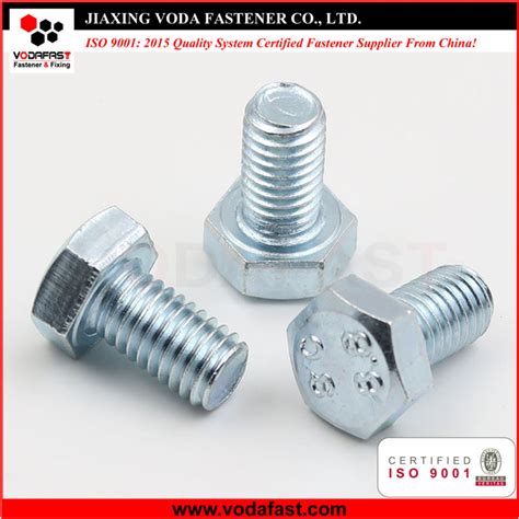 Vodafast Iso Din Galvanized Steel Hex Bolt China Hex Bolt