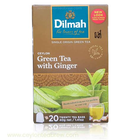 Dilmah Ceylon Pure Green Tea Bags With Jasmine Extracts