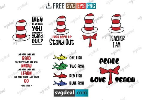 19 Free Dr Seuss SVG Files For Your Personal Project Free SVG Files