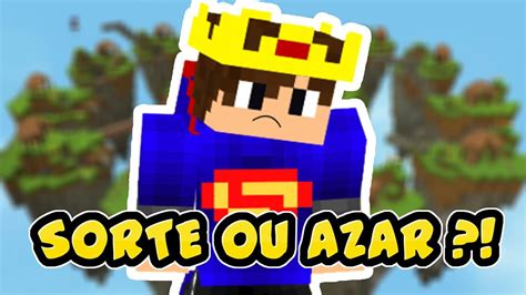 SORTE OU AZAR Minecraft SkyWars YouTube