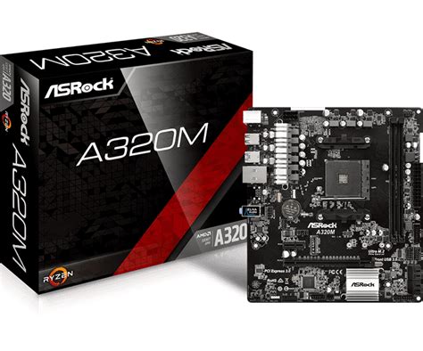 Asrock A320M AMD AM4 Micro ATX Motherboard Novatech