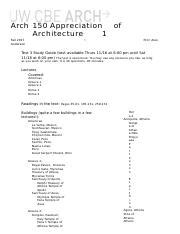 Arch Test Study Guide Docx Arch Appreciation Architecture