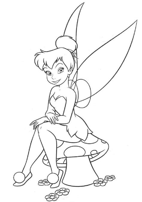 Tinkerbell Para Colorear E Imprimir Tinkerbell Coloring Pages | Images ...