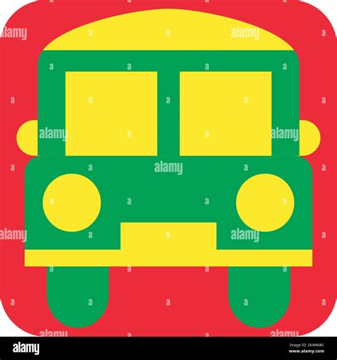 School Bus Illustration Vector On A White Background Stock Vector