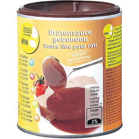 Achat aha Sauce liée pour rôti instantanée Sans lactose sans