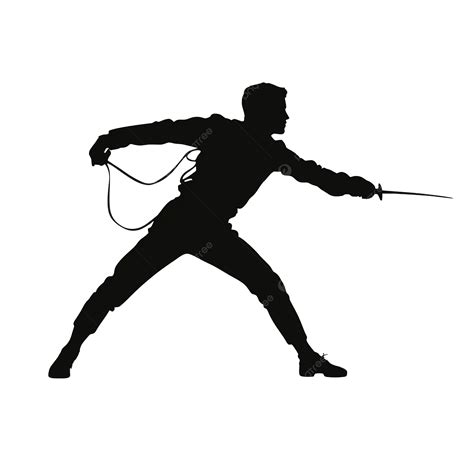 Fencing Sport Silhouette Png Fencing Sport Png Png Transparent Image