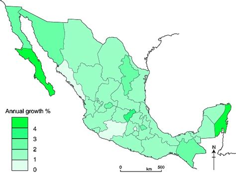 Mexico Population Density Map Images