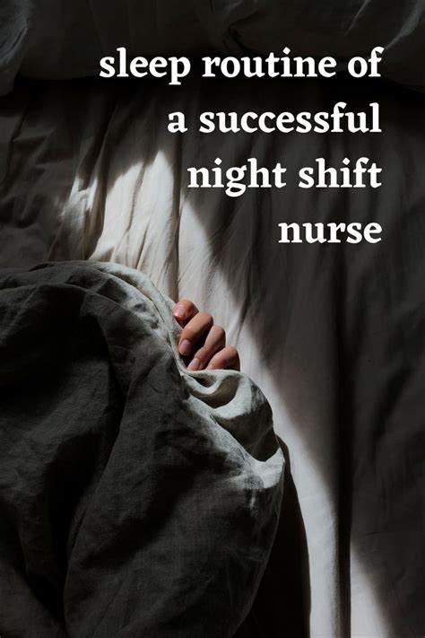 Optimizing Your Sleep Routine As A Night Shift Nurse