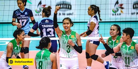 UAAP Womens Volleyball DLSU Survives Adamson In Five Grueling Sets