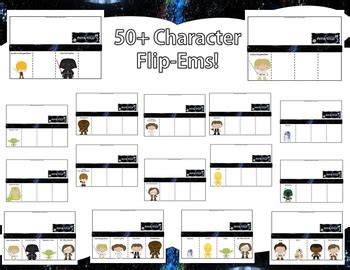 Star Wars Interactive Character Analysis Flip-Ems by James Whitaker