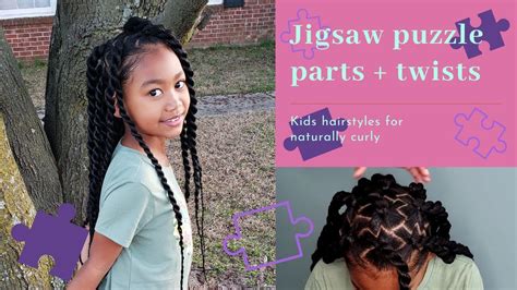 Puzzle Part Jumbo Senegalese Twists For Kids Crochet And Rubberband