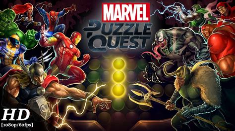 Marvel Puzzle Quest Android Gameplay 60fps Youtube