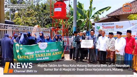 Laznas BMH Bersama Majelis Taklim An Nisa Kota Malang Wujudkan Air