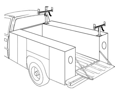 Weather Guard Service Body Ladder Rack Realtruck