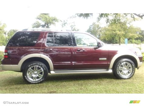 2006 Dark Cherry Metallic Ford Explorer Eddie Bauer 54256401 Photo 24 Car