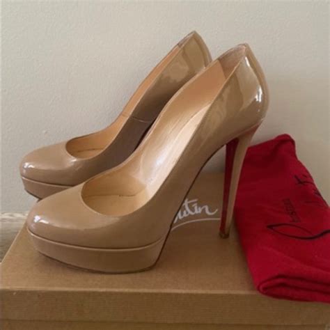 Christian Louboutin Shoes Christian Louboutin Nude Bianca Platforms 4 Patent Leather Poshmark