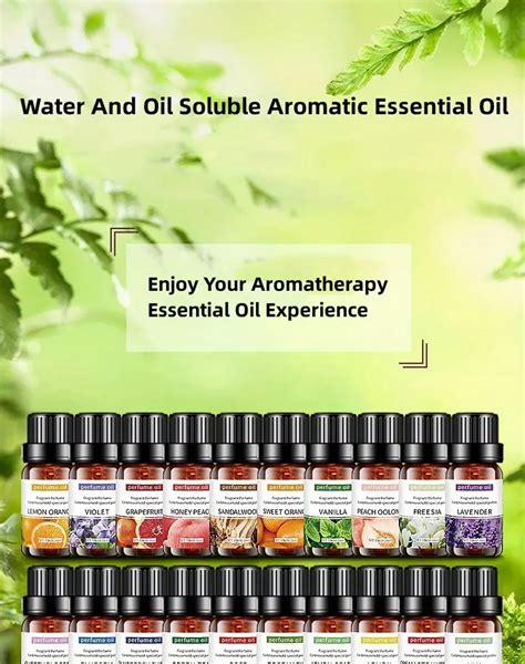 Essential Oils Set Water Soluble 0 33fl Oz Perfect Temu