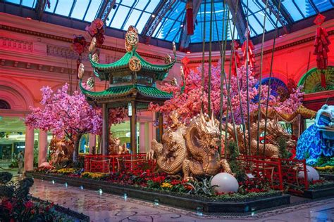 Bellagio S Iconic Conservatory Rings In The Lunar New Year With A