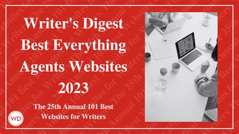 Writers Digest Best Everything Agents Websites For Writers 2023