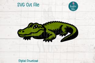 Alligator SVG Cut File Graphic By Kaybeesvgs Creative Fabrica