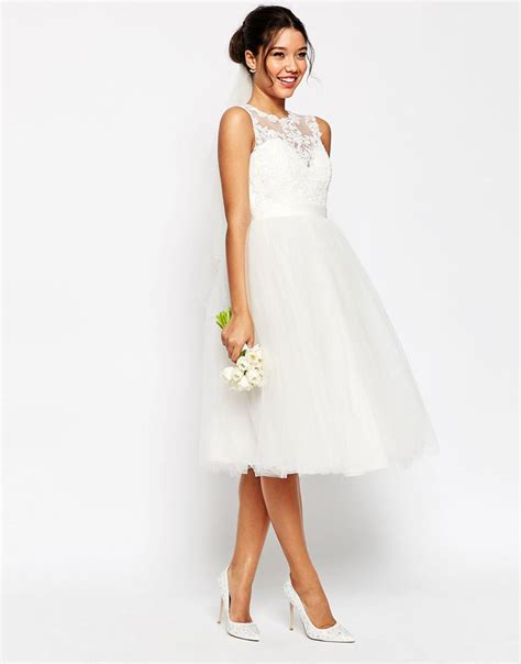 3 Knee Length Wedding Dresses For Brides On A Budget Shoeperwoman