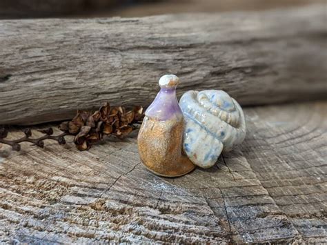 Ceramic Snail Garden Ornament Decoration Gift for - Etsy