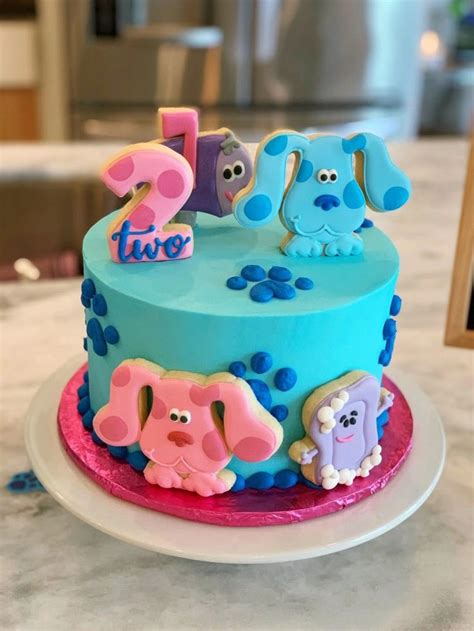 Pin By Rachel Holley On Mias Birthday Blues Clues Birthday Cake