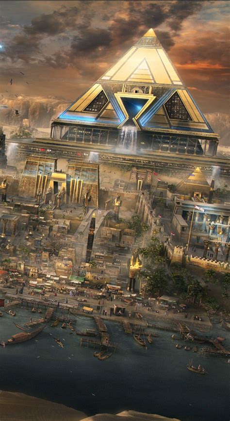 Pin By Toussaint Banks On Fantasy Cities In 2023 Egypt Concept Art