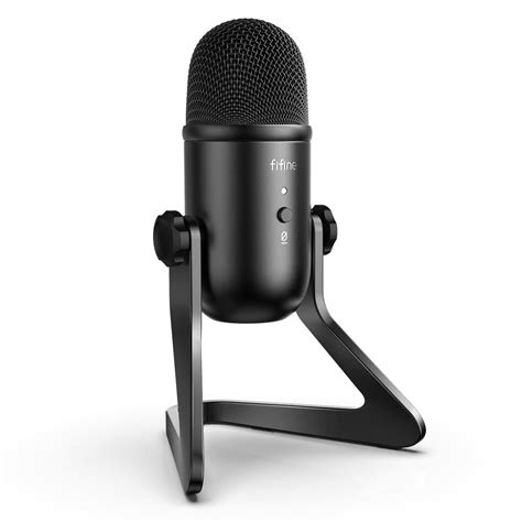FIFINE K683A Type C USB Mic with A Pop Filter, A Volume Dial, A Mute B ...