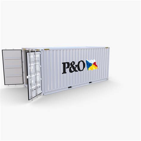 Ft Shipping Container Po Nedlloyd V D Model Cgtrader