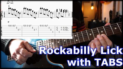 Rockabilly Lick In G With TABS YouTube