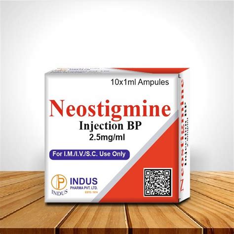 Neostigmine Injection Indus Pharma India Drugs Base