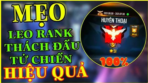 Free Fire Cách Leo Rank Tử Chiến Nhanh Mẹo Giúp Bạn Leo Rank Tử