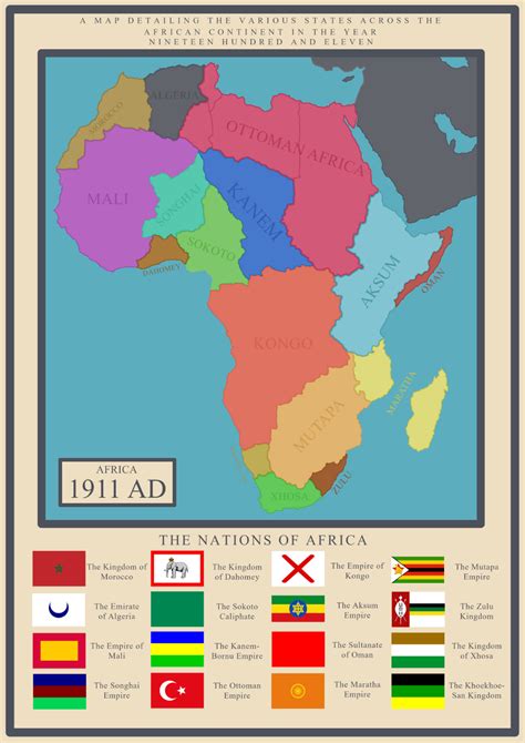 The Empires Of Africa 1911 Timeline 51 By Aonfyrloegaire On