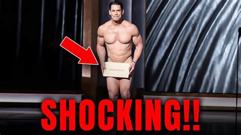 Extremely Shocking John Cena Being NAKED Right On The Oscar