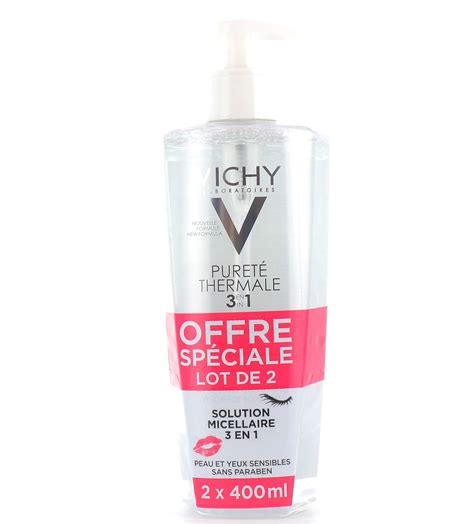 VICHY Pureté thermale 3 en 1 Solution micellaire démaquillante