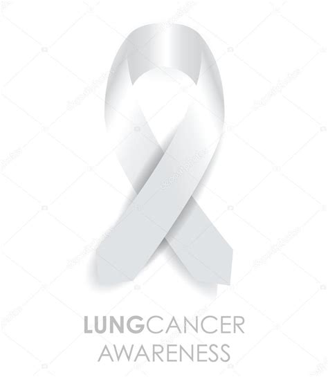 Lung cancer ribbon — Stock Vector © jameschipper #55429357