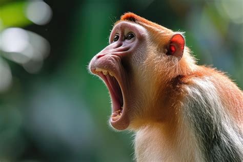 Premium Photo | Expressive Proboscis Monkey in Natural Habitat