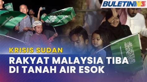 Konflik Sudan Rakyat Malaysia Selamat Tiba Di Jeddah Youtube