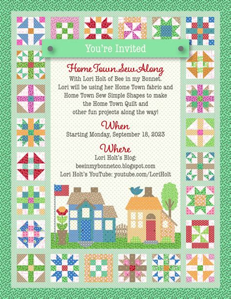 Home Town Quilt Kit By Lori Holt For Riley Blake Designs Etsy