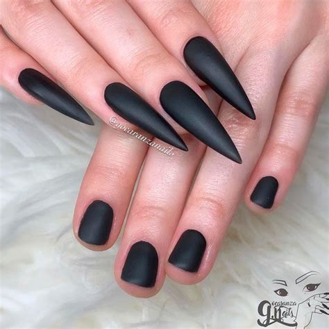 Black Stiletto Nails Are Hot Trend In 2023 Nail Designs Journal