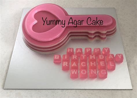 Key 21st Agar Agar Birthday Cake Food Drinks Homemade Bakes On