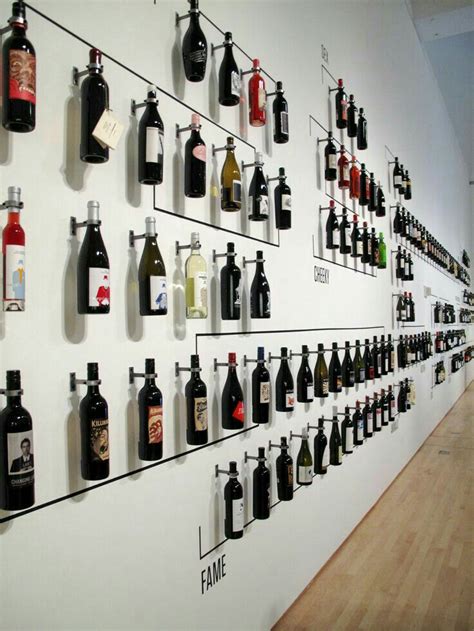 Pin By Literallyyyyy On Dig It Wine Shop Interior Wine Bottle Wall